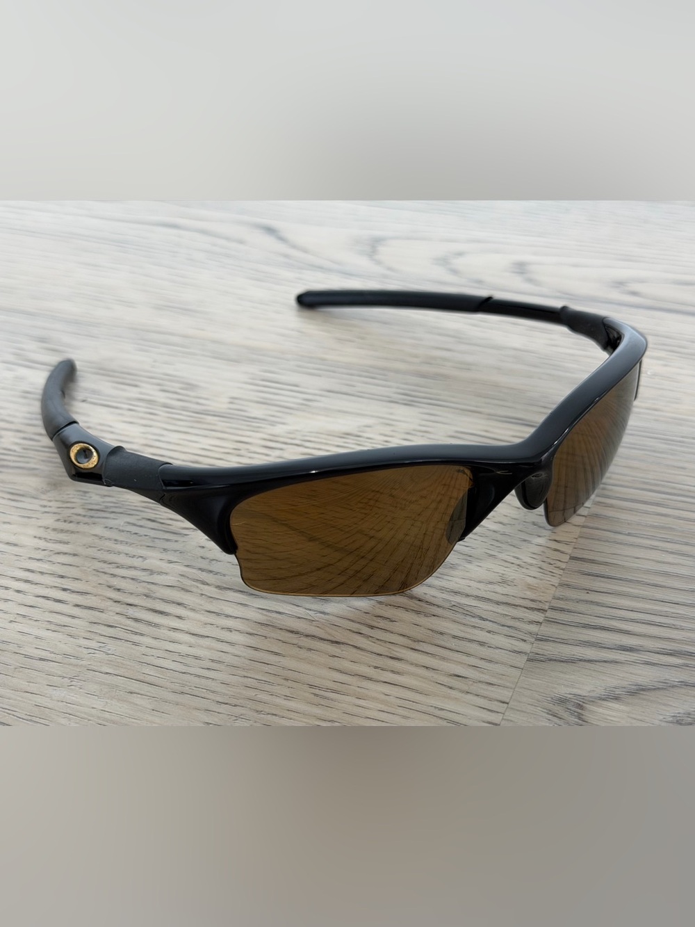 Oakley Half Jacket 1.0 Matte Frame Gold Iridium XLJ Lens Gold Icons RARE